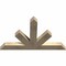 Ekena Millwork Saratoga Rough Sawn Timber Gable Bracket, Douglas Fir, 60"W x 38"H x 4"D x 6"F, 15/12 Pitch GBW060X38X0406SAR00RDF - alternate 5
